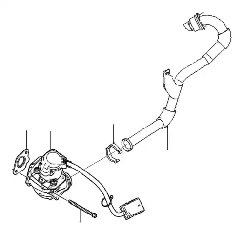 Клапан egr 36012502 VOLVO