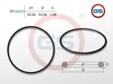 Резиновое кольцо 50.52 1.68 SR-02031 GS