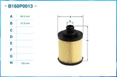 Фильтр масляный CWORKS B160P0013