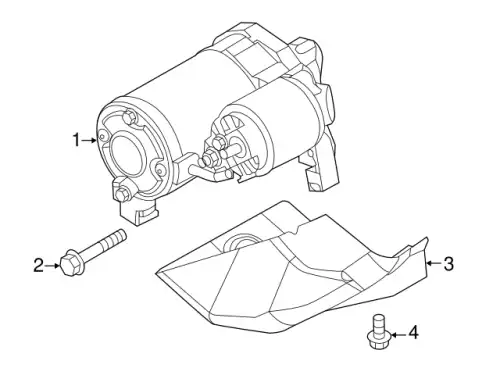 Стартер MITSUBISHI 1810A220
