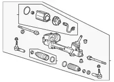 Рулевая рейка GM 13376583