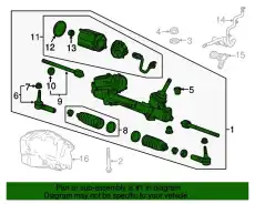 Рулевая рейка GM 13376583