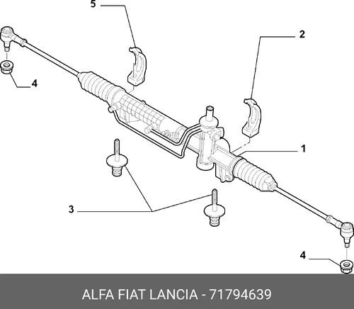 Рулевая рейка ALFA ROMEO 71794639