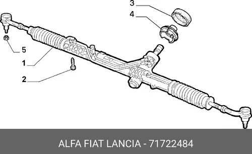 Рулевая рейка LANCIA 71722484