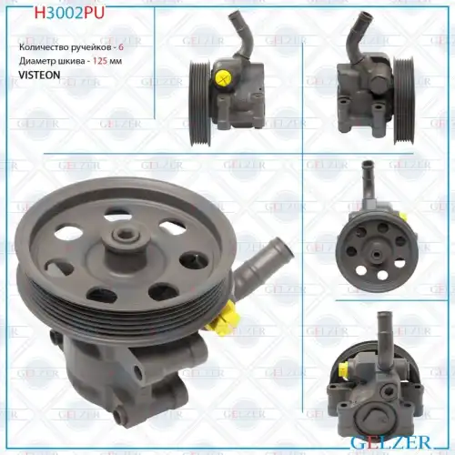 Насос гидроусилителя руля GELZER H3002PU