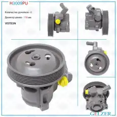 Насос гидроусилителя руля GELZER H3009PU
