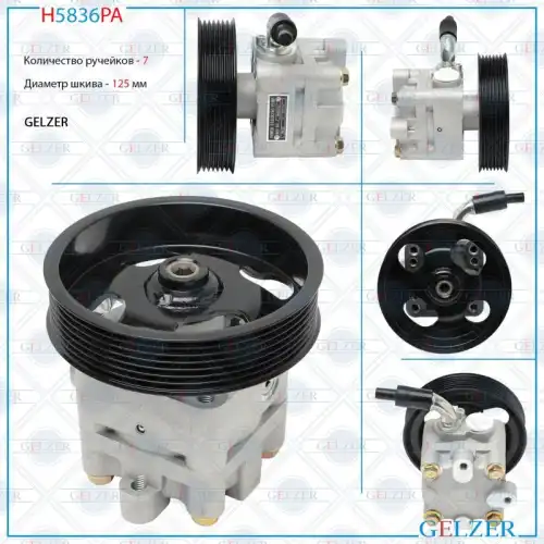 Насос гидроусилителя руля GELZER H5836PA