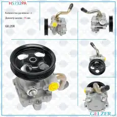 Насос гидроусилителя руля GELZER H5732PA