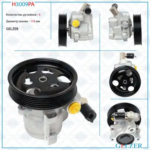 Насос гидроусилителя руля GELZER H3009PA