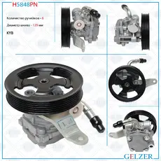 Насос гидроусилителя руля GELZER H5848PN