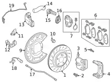 Тормозные колодки дисковые MB 000 420 46 02