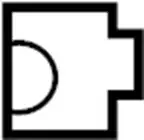 12527505271 Корпус розетки !8 POL. \BMW