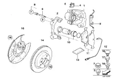 Защитный кожух Л ! \BMW 1' E81, E82, E87, LCI, E88, 3' E90, E91, E92, E93, 34 21 6 762 857