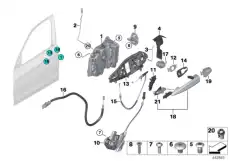 Ручка двери BMW 51 21 7 371 369