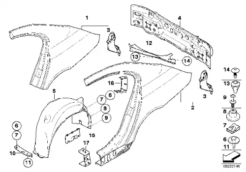 Крыло BMW 41 21 7 111 321