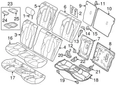 УПЛОТНИТЕЛЬНОЕ КОЛЬ LR003849 LAND ROVER