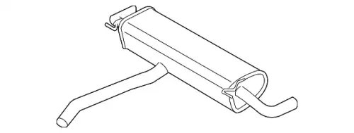 ЗАДНИЙ ГЛУШИТЕЛЬ LR005089 LAND ROVER