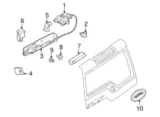 РУЧКА LR007100 LAND ROVER