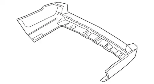 ЗАДНИЙ БАМПЕР LR011887 LAND ROVER