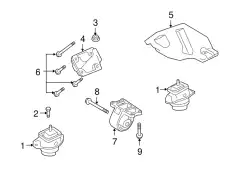  КР-Н ОПОРЫ ПРАВЫЙ LS LR014112 LAND ROVER