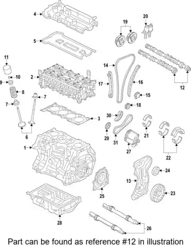 Распредвал LAND ROVER LR025251
