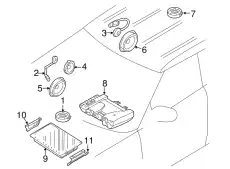 ДИНАМИК LR025877 LAND ROVER
