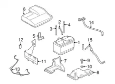 Аккумулятор LAND ROVER LR030213