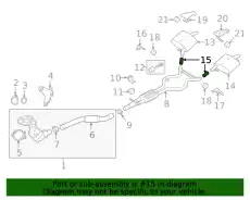 ЗАЖИМ ВЫПУСКА LR038538 LAND ROVER