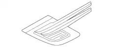Решетка бампера LAND ROVER LR044149