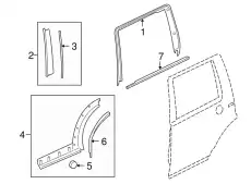 МОЛДИНГ LR044644 LAND ROVER
