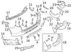 ДЕМПФЕР КРЫШКИ LR061301 LAND ROVER