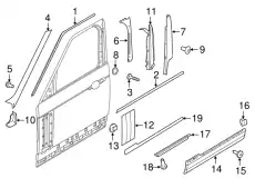 МОЛДИНГ LR072735 LAND ROVER