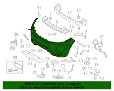 ПЕРЕДНИЙ БАМПЕР LR074959 LAND ROVER