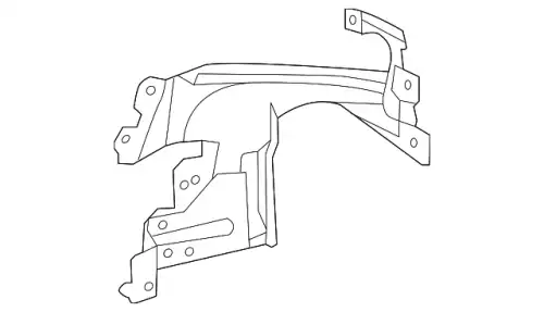КРОНШТЕЙН КРЕПЛЕНИЯ БАМПЕРА LR089434 LAND ROVER