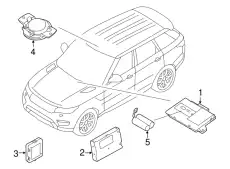 ДОПОЛНИТЕЛЬНЫЙ АККУМУЛЯТОР LR112188 LAND ROVER
