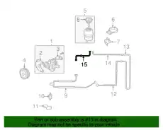СОЕДИНИТЕЛЬНЫЙ ШЛАНГ QEH000101 LAND ROVER