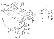 БОЛТ VYG100070 LAND ROVER