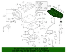 Всас. коллектор с изм. длиной 06J133201AD VAG