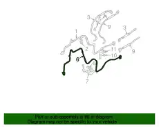 Труба хладагента 7L6820722C VAG