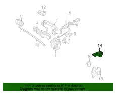  (8 ГР.), ШАРНИР ДВЕРИ 1J0831401C VAG