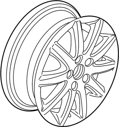 WHEEL 1K0601025CM8Z8 VAG