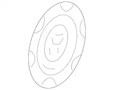 3C0601149TJY КОЛПАК СТУПИЦЫ КОЛЕСА VAG