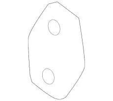 Подкладка 3C0837279 VAG