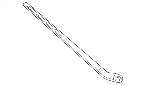4G1955407C1P9 Рычаг щетки стеклооч VAG