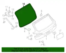  УПЛОТНИТЕЛЬ ДЛЯ КРЫШ 4L0827705E VAG