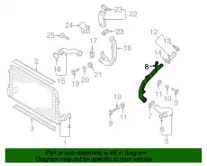 Воздуховод 5N0145840E VAG