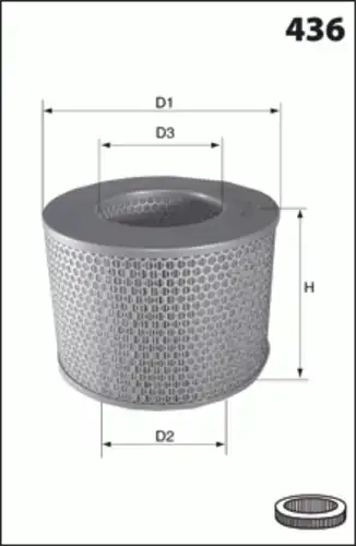 Фильтр воздушный MECAFILTER EL3158