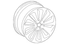 ДИСК АЛЮ RONAL 8JX19H2 ET39 8R0601025AB VAG