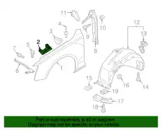 Кронштейн 8R0821467 VAG