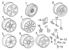 ДИСК АЛЮ RONAL 8.5JX18H2 ET29 8T0601025BB VAG